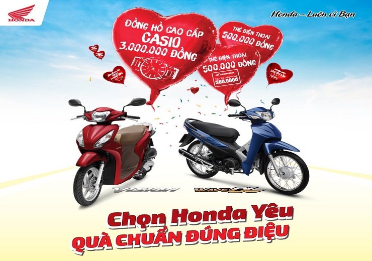 💁♀️Chọn Honda yêu, Quà chuẩn đúng điệu🎁