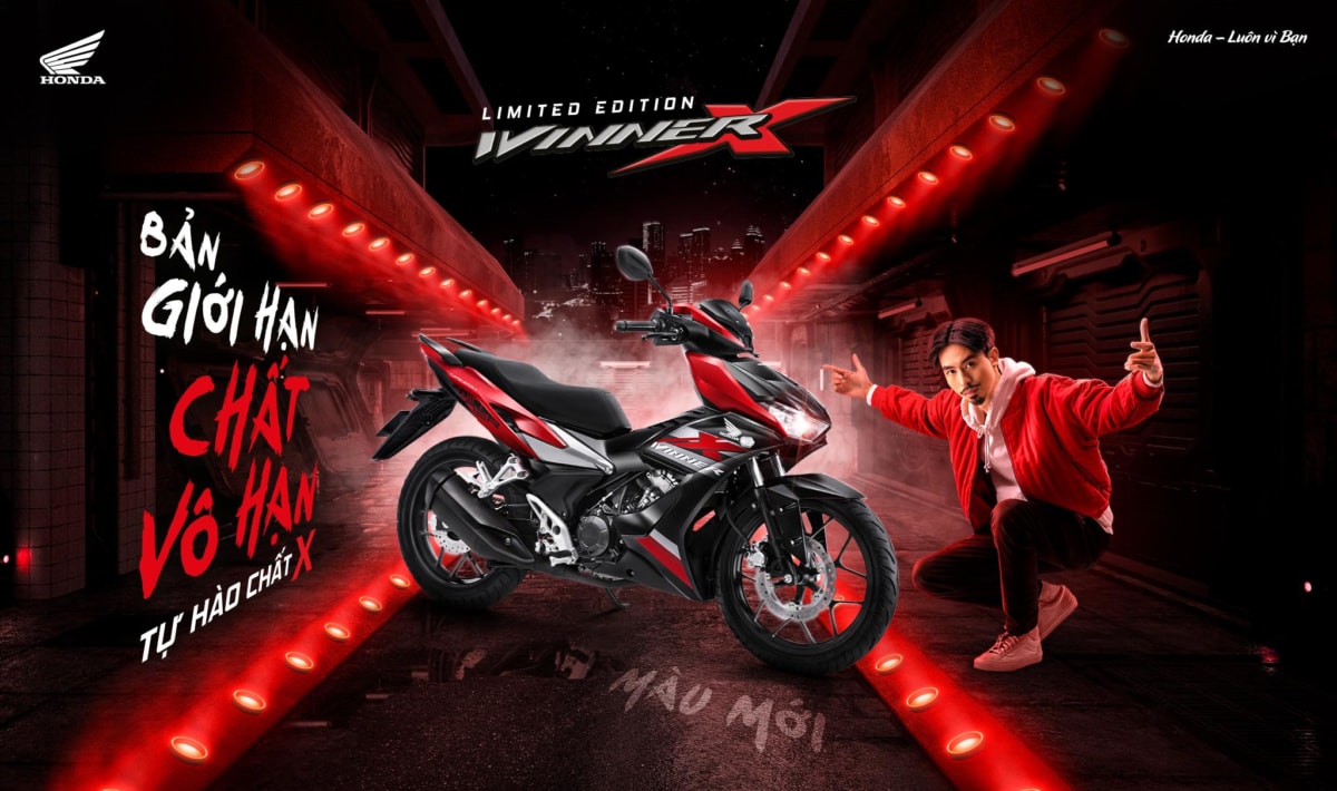 Honda Việt Nam giới thiệu phiên bản màu giới hạn cho siêu phẩm WINNER X – “Bản giới hạn – Chất vô hạn” –