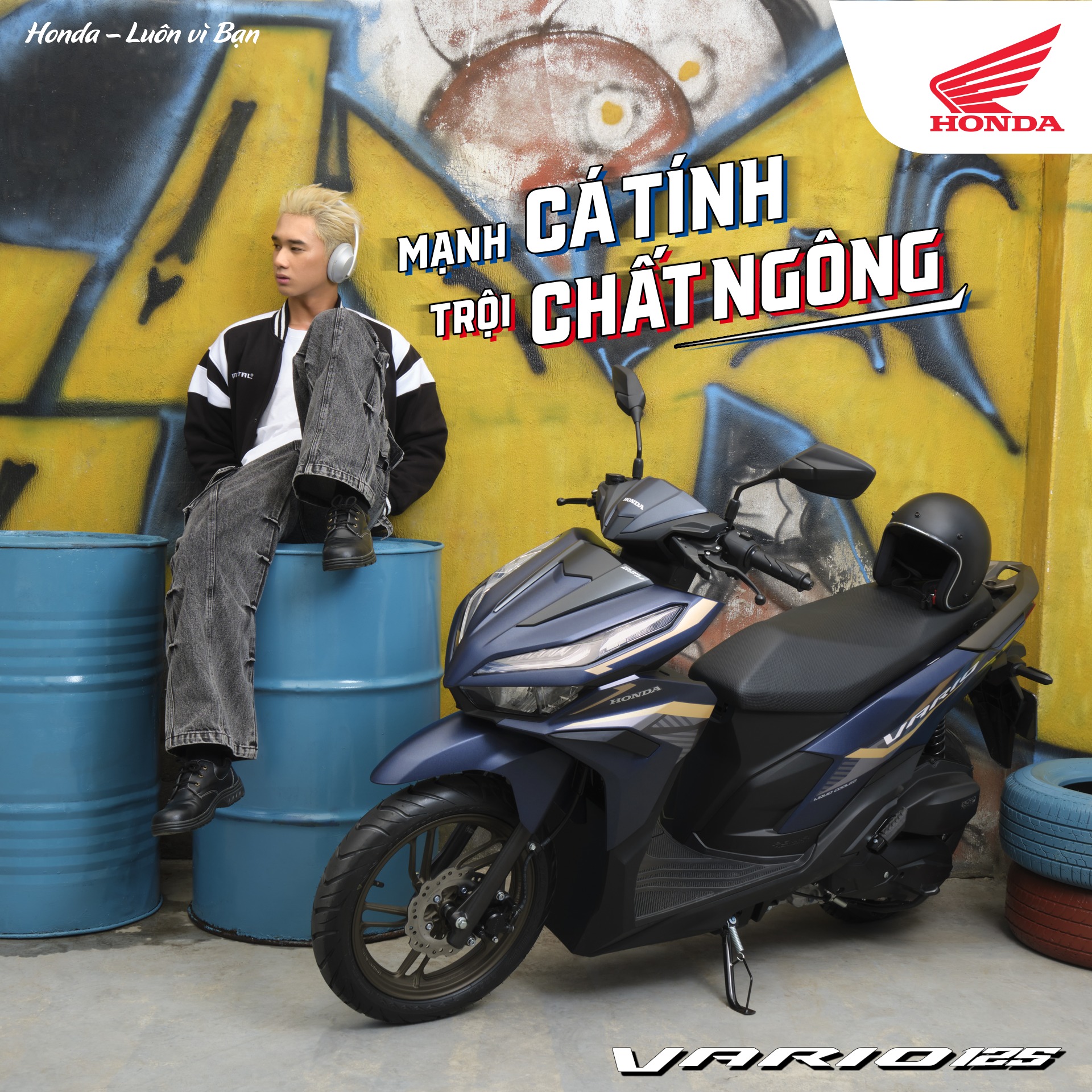 Vario 125 – Mạnh Cá Tính, Trội Chất Ngông